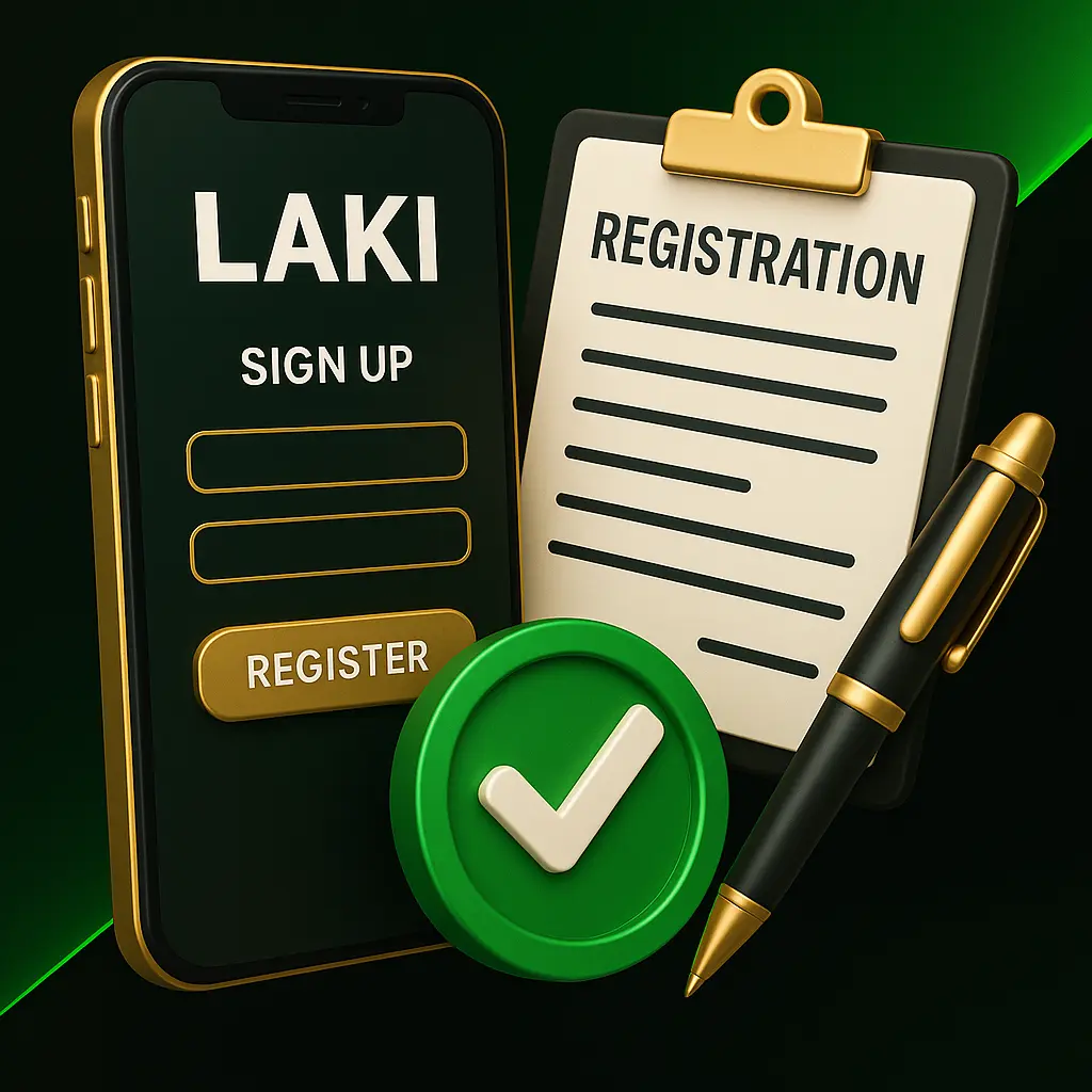 Регистрация в Laki World